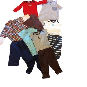 11 Piece Baby Boy Bundle, Carter's, 3 Months